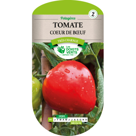 Tomate Cœur De Bœuf - Les Doigts Verts