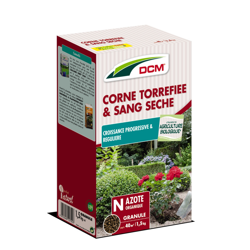 Corne Torrifiee Et Sang Seche 1.5kg DCM