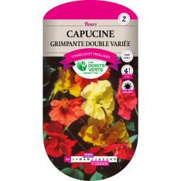 sachet de graines Capucine Grimpante Double Variee