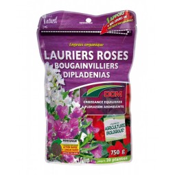 Engrais Lauriers roses , Bougainvilliers, Dipladenias 750g DCM