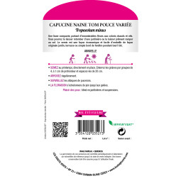 achet de graines Capucine naine double variée - Les Doigts Verts