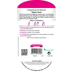 Sachet de graines Coquelicot Rouge - Les Doigts Verts