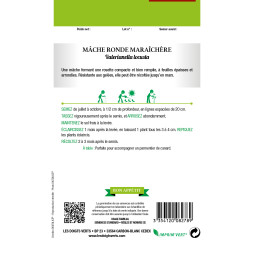 Sachet format éco mache ronde maraichère, les Doigts Verts