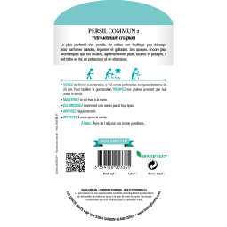 Sachet de graines Persil commun - Les Doigts Verts