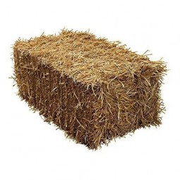 Botte de paille L 70cm x H 35 cm x P 50 cm