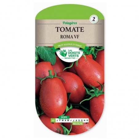 Sachet de graines Tomate Roma VF - Les Doigts Verts