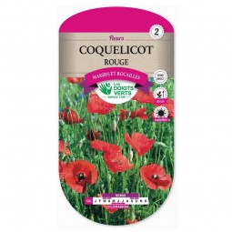 Sachet de graines Coquelicot Rouge - Les Doigts Verts