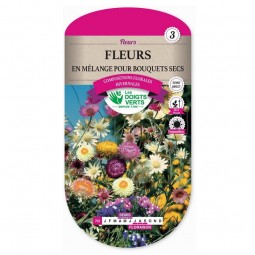 Fleurs en mélange pour bouquets secs - Les Doigts Verts