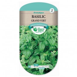 Sachet de graines Basilic grand vert - Les Doigts Verts