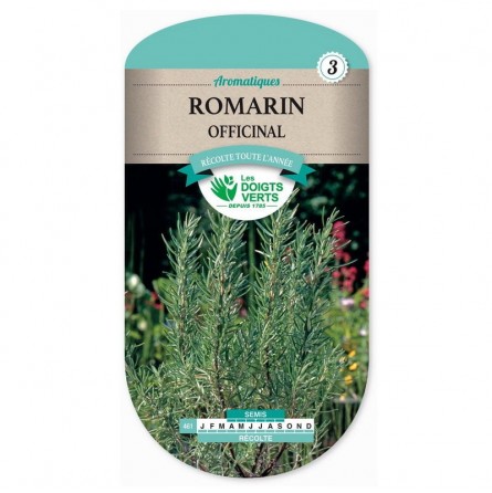 Sachet de graines Romarin officinal - Les Doigts Verts