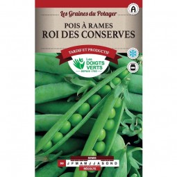 Boîte Pois à rames roi des conserves - Les Doigts Verts