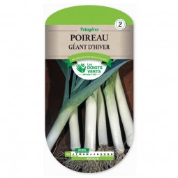 Sachet de graines Poireau géant d'hiver - Les Doigts Verts