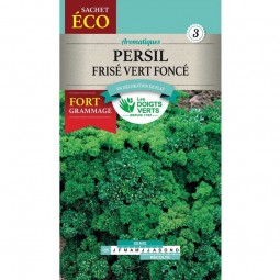 Sachet de graines Persil frisé vert foncé Format éco - Les Doigts Verts