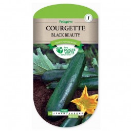 Sachet de graines Courgette black beauty - Les Doigts Verts