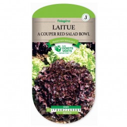 Sachet de graines Laitue à couper bowl rouge - Les Doigts Verts