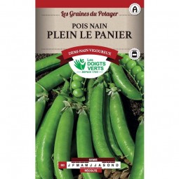 Sachet de graines Pois nain plein le panier - Les Doigts Verts