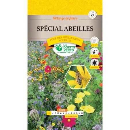 Sachet de graines Mélange Fleurs "Spécial Abeilles" 20g - Les Doigts Verts