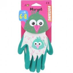 Gants jardinage enfant oiseau 6/8 ans Rostaing