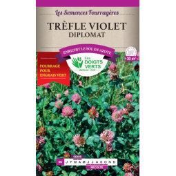 Trèfle violet 100g - Les Doigts Verts
