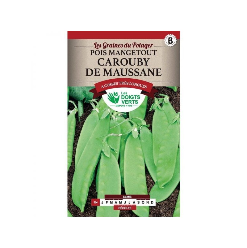 Pois mangetout Carouby de Maussane - Les Doigts Verts