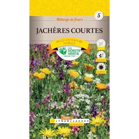 Mélange Fleurs "Jachères Courtes" 100g - Les Doigts Verts