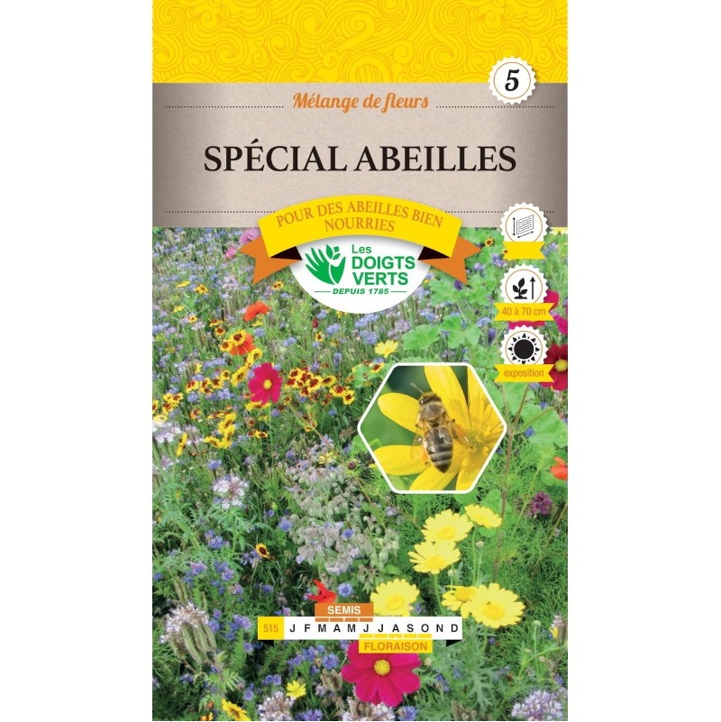 Mélange Fleurs "Spécial Abeilles" 100g - Les Doigts Verts