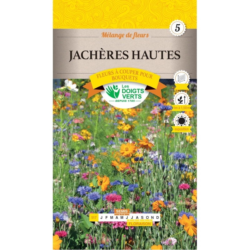 Mélange Fleurs "Jachères Hautes" 300g - Les Doigts Verts