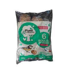 Sachet Boules de Graisse x6 Plumes & Compagnie